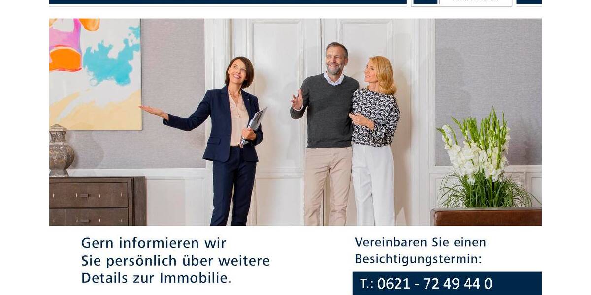 Etagenwohnung Mannheim / Oststadt Oststadt - 3 Zimmer, 111 m&sup2;, 2.050&euro; | Angebot:25690601