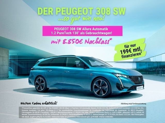 Peugeot 308 6.220 km 26.990 € Gruenstadt 67269