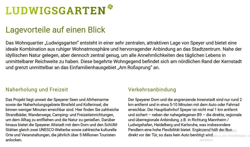 Etagenwohnung Speyer - 2 Zimmer, 57 m&sup2;, 289.000&euro; | Angebot:26819920