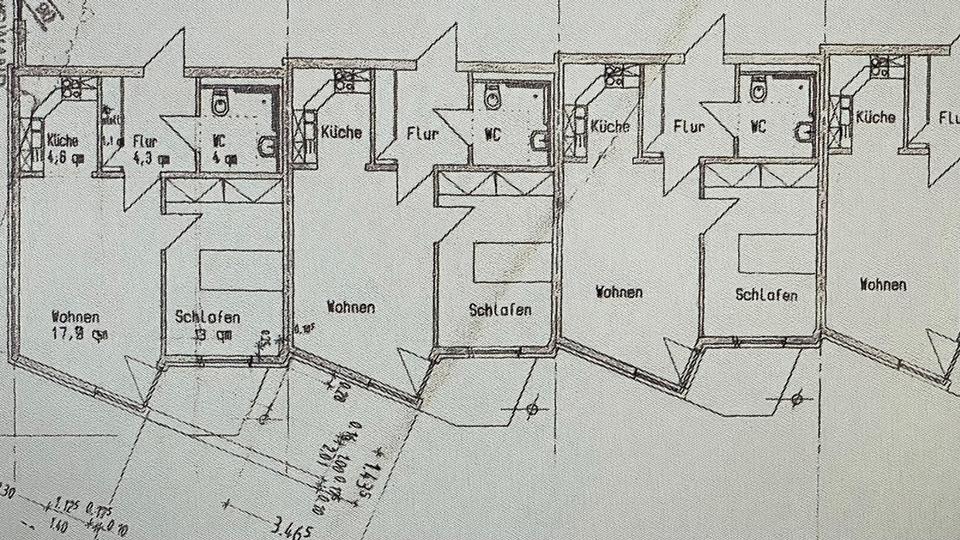 Etagenwohnung Bensheim - 2 Zimmer, 44 m&sup2;, 139.900&euro; | Angebot:26794278