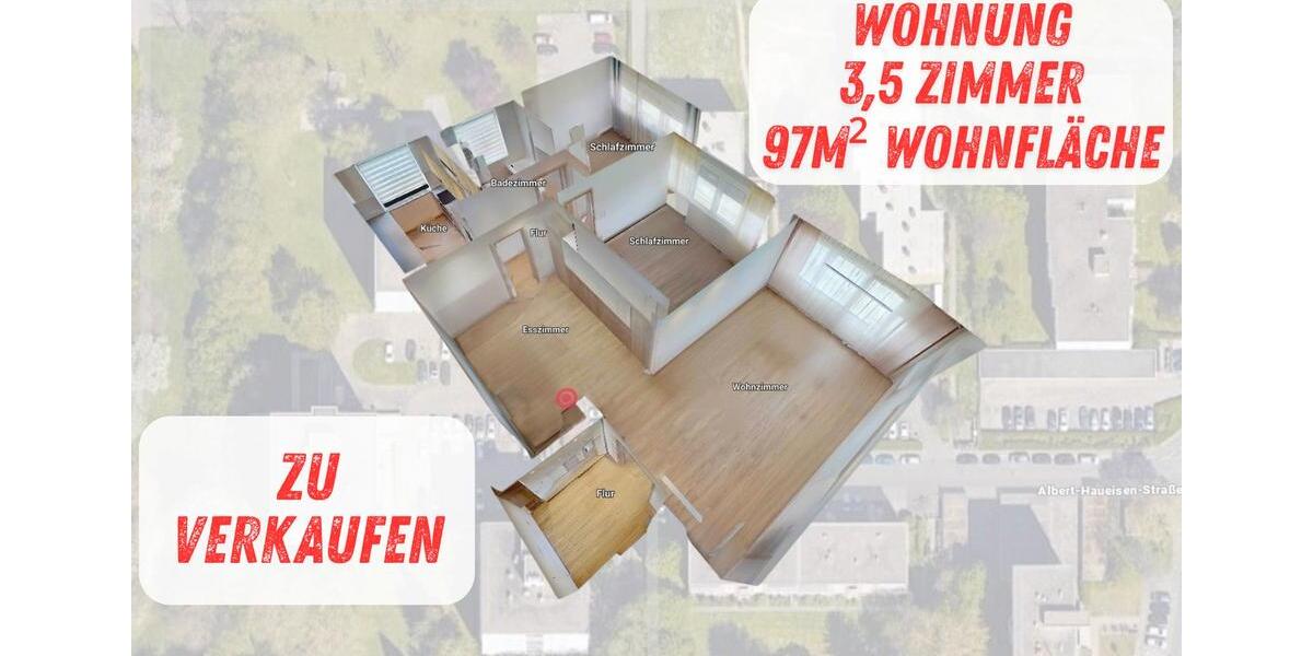 Etagenwohnung Frankenthal (Pfalz) - 3.5 Zimmer, 97 m&sup2;, 227.000&euro; | Angebot:26291383