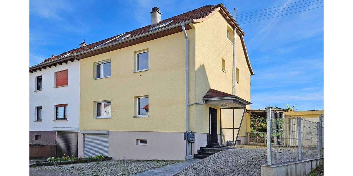 Einziehen und Wohlfühlen - Sanierte Doppelhaushälfte mit zwei Wohneinheiten in Baiertal 7 zimmer