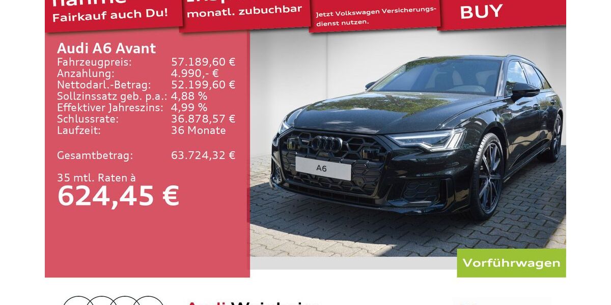 Audi A6 44.900 km 49.900 &euro; Weinheim 69469