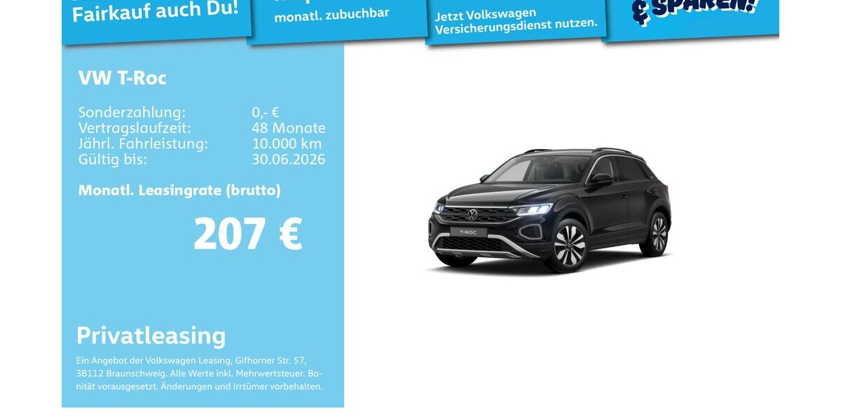 VW T-Roc 23.544 km 21.991 &euro; Mannheim 68309