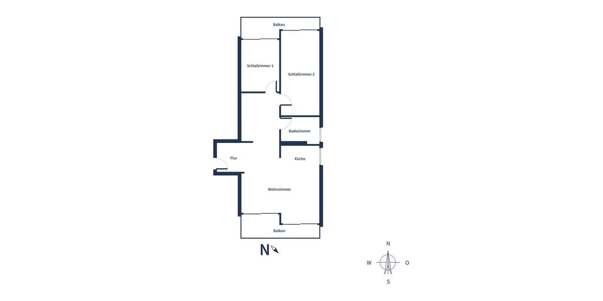 Etagenwohnung Ludwigshafen am Rhein - 4 Zimmer, 85 m&sup2;, 1.200&euro; | Angebot:26192353