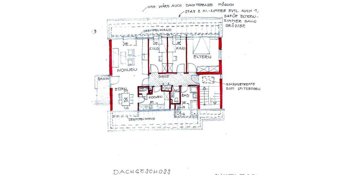 Dachgeschoßwohnung Dudenhofen - 3 Zimmer, 90 m&sup2;, 950&euro; | Angebot:26579068