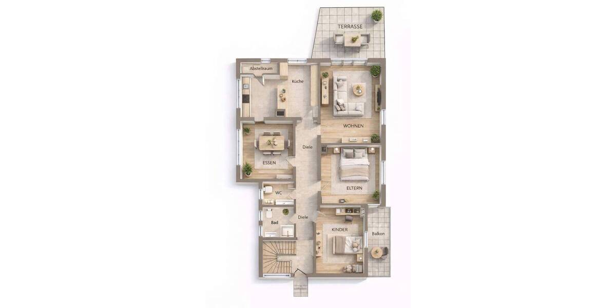 Etagenwohnung Waldsee - 4 Zimmer, 97 m&sup2;, 340.000&euro; | Angebot:26308927
