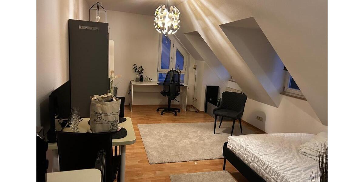 Dachgeschoßwohnung Mannheim Feudenheim - 1 Zimmer, 25 m&sup2;, 600&euro; | Angebot:24588356