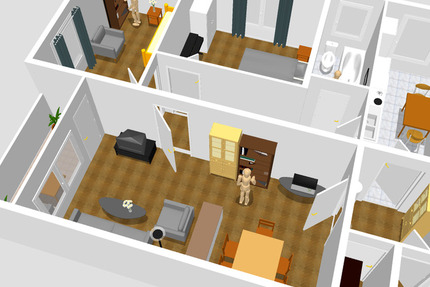 Helle 3-Zimmer-Wohnung mit Balkon und Renovierungspotential