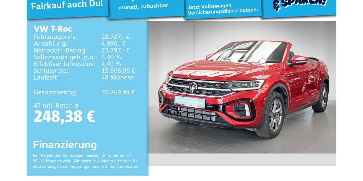 VW T-Roc 15.461 km 28.499 &euro; Mannheim 68309