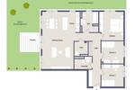 Schicke NeubauWohnung mit Tiefgaragenstellplatz und Garten