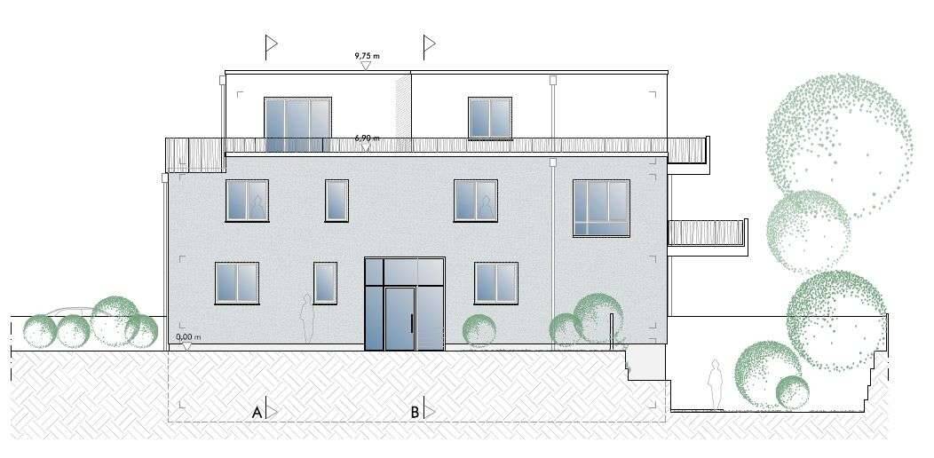 Etagenwohnung Wiesloch Baiertal - 2 Zimmer, 57 m&sup2;, 325.000&euro; | Angebot:26065334
