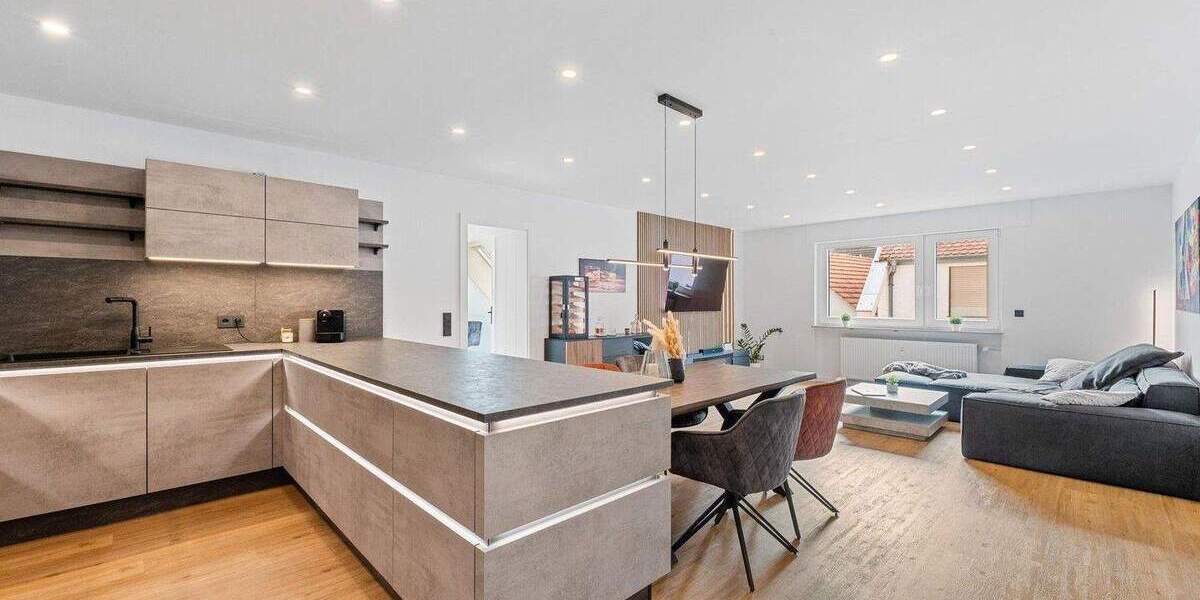 Neu sanierte 4 Zimmer Wohnung mit TG-Stellplatz in Bestlage von Hemsbach - Provisionsfrei 4 zimmer