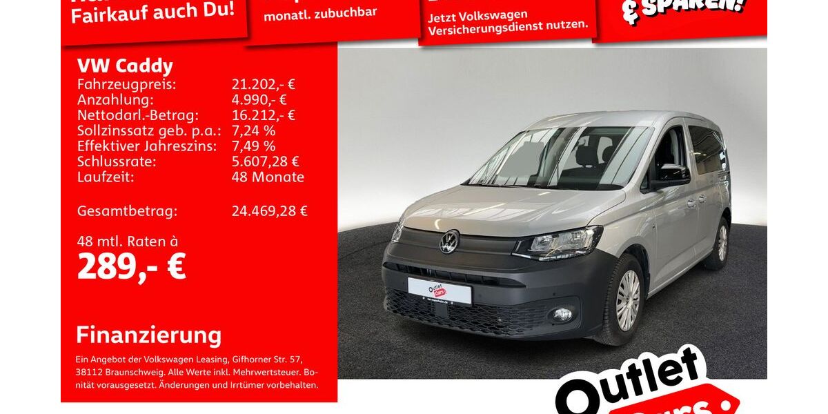 VW Caddy 73.419 km 20.492 &euro; Mannheim 68309