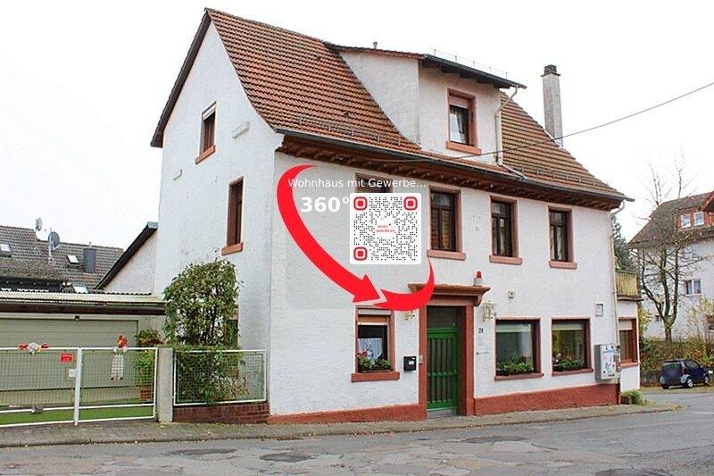 RESERVIERT: Wohnhaus mit Gewerbeanteil + Scheune in Siedelsbrunn 1 zimmer