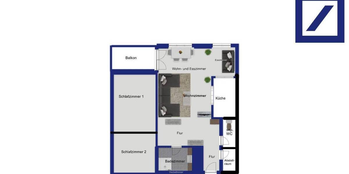 Etagenwohnung Wiesloch - 3 Zimmer, 90 m&sup2;, 240.000&euro; | Angebot:26309548