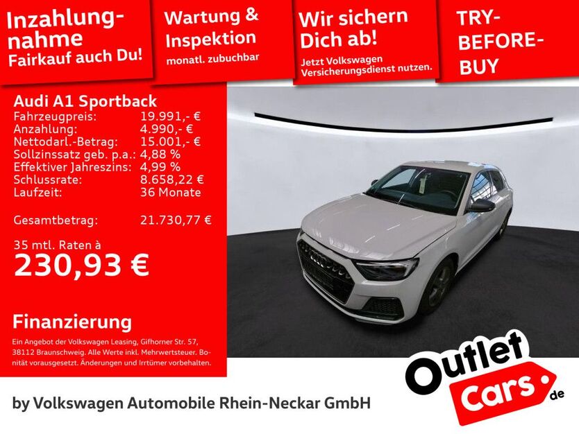 Audi A1 22.256 km 19.492 € Weinheim 69469