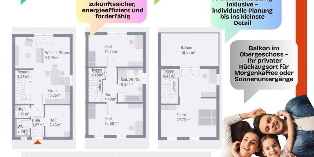Doppelhaushälfte Lindenhof Lindenhof - 4 Zimmer, 155 m&sup2;, 995.230&euro; | Angebot:25262463