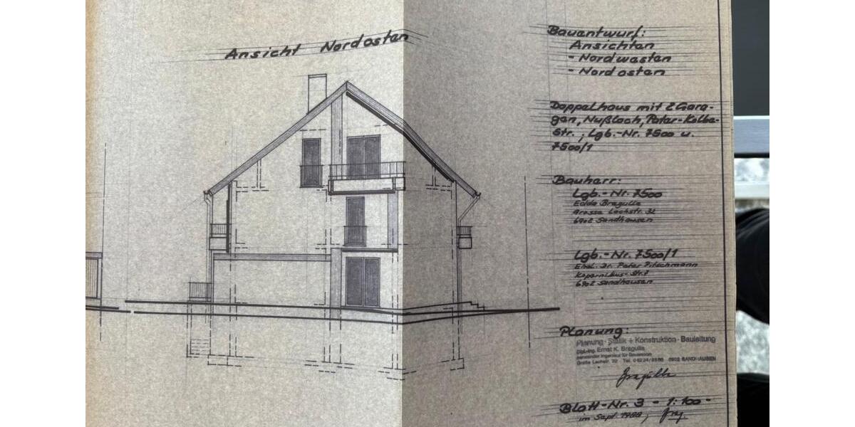 Doppelhaushälfte Nußloch - 7 Zimmer, 174 m&sup2;, 490.000&euro; | Angebot:26256605