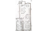 67 qm Etagenwohnung 2 ZKDB