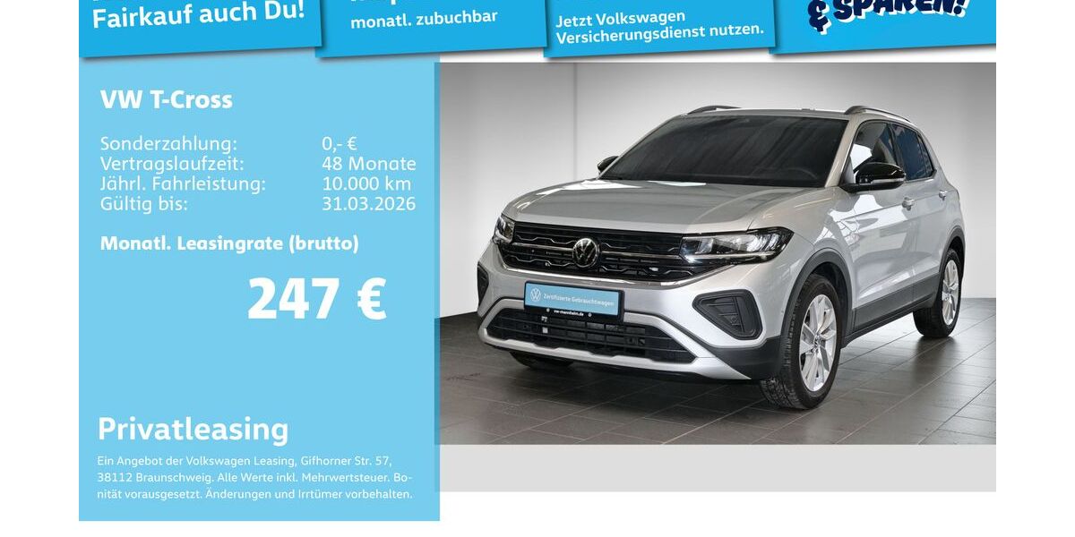 VW T-Cross 25.528 km 23.499 &euro; Mannheim 68309