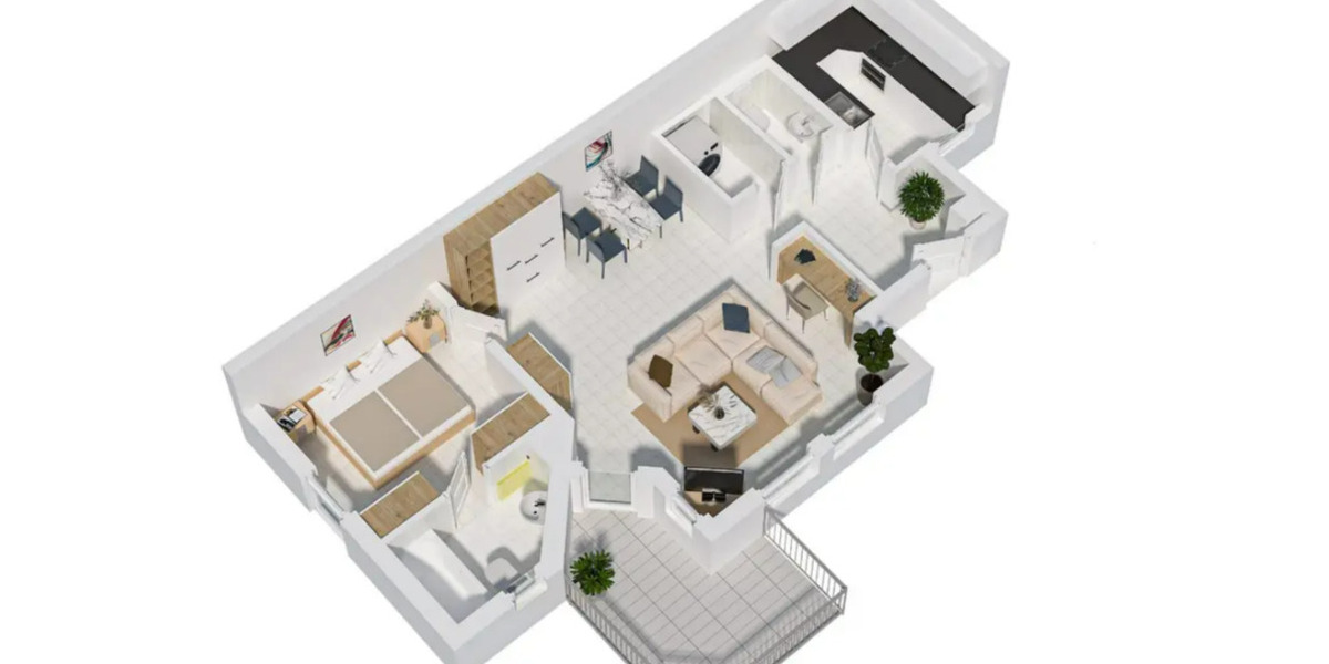 Moderne 2-Zimmer-Wohnung mit Balkon und Einbauküche in ruhiger La 2 zimmer