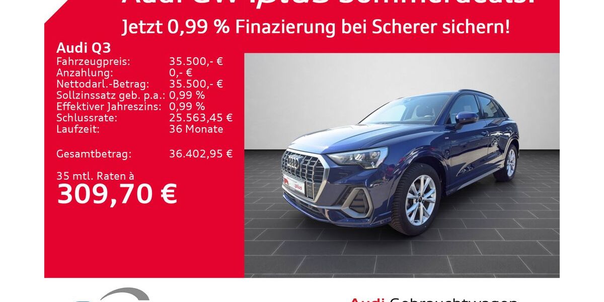 Audi Q3 34.243 km 35.500 &euro; Ludwigshafen 67063