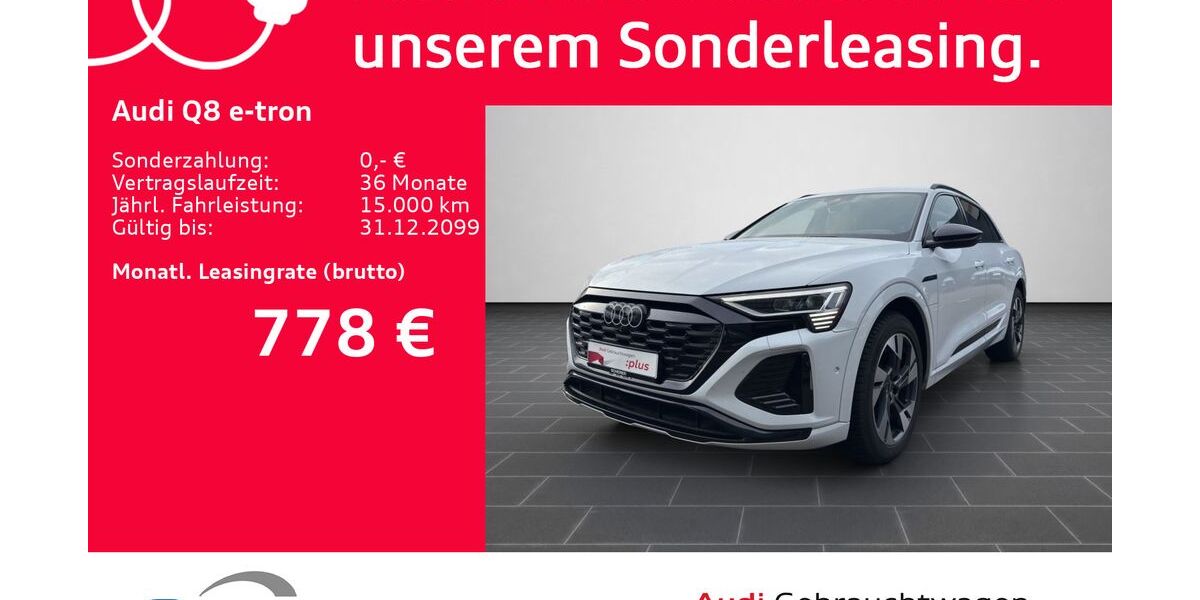 Audi Q8 e-tron 33.927 km 52.590 &euro; Ludwigshafen 67063