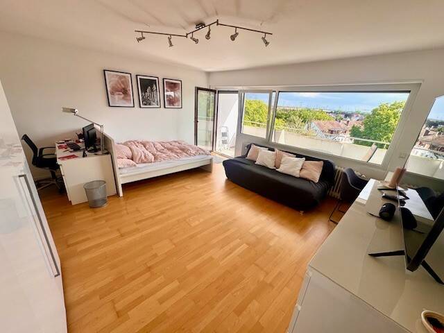Lichtdurchflutete sanierte 1 ZKB-Whg. mit Balkon in Mannheim-Feudenheim