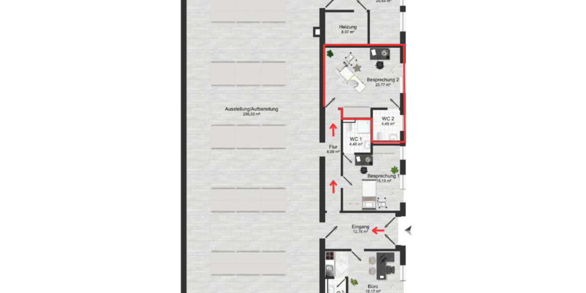 Hochwertiges und repräsentatives Büro in Speyer zimmer