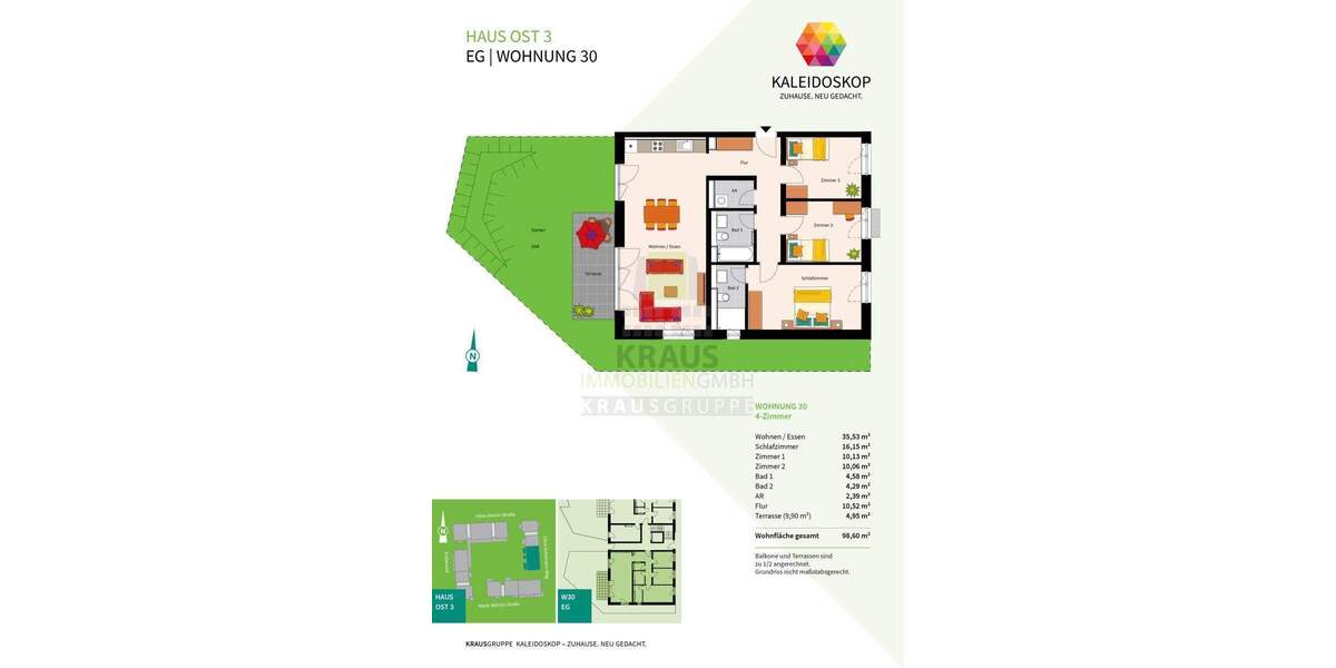 4-Zimmer-Neubauwohnung 4 zimmer