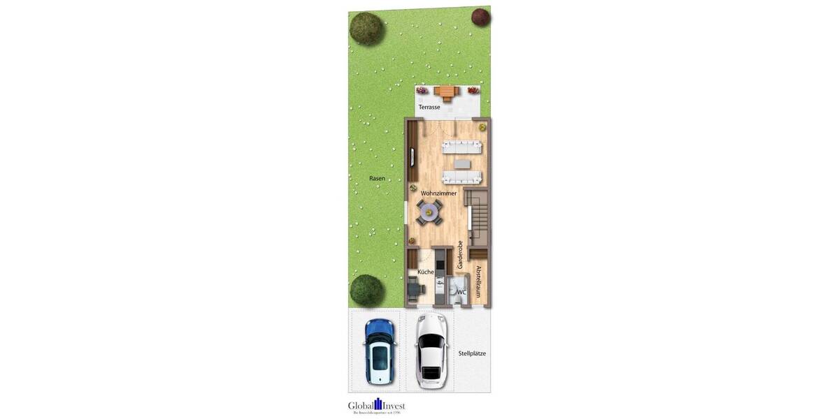Reihenendhaus Wiesloch / Baiertal Baiertal - 6 Zimmer, 151 m&sup2;, 499.000&euro; | Angebot:19322167