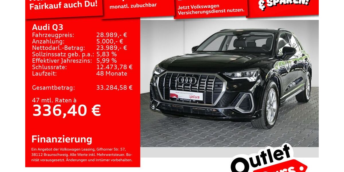 Audi Q3 56.854 km 27.699 &euro; Weinheim 69469