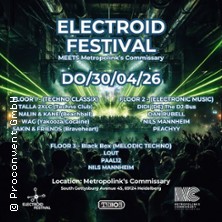 Techno Classix | Alte Schildkrötfabrik - Electroid Festival & Techno Club FFM 30.04.2026 Alte Schildkrötfabrik