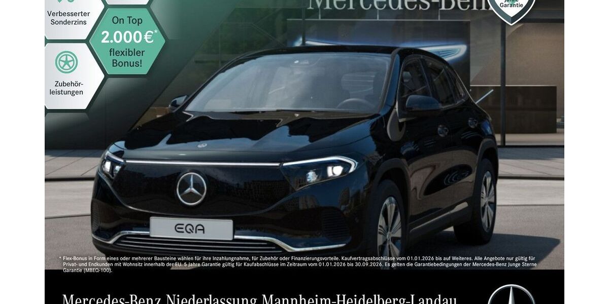 Mercedes-Benz EQA 7.259 km 36.490 &euro; Mannheim 68165