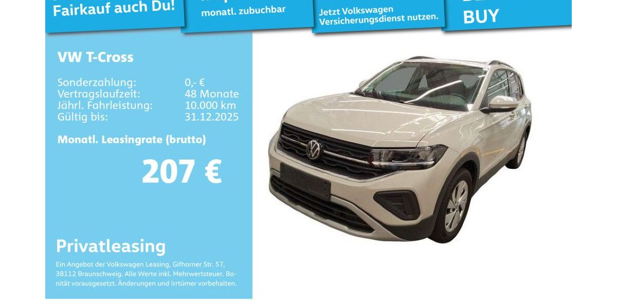 VW T-Cross 12.697 km 19.992 &euro; Mannheim 68309