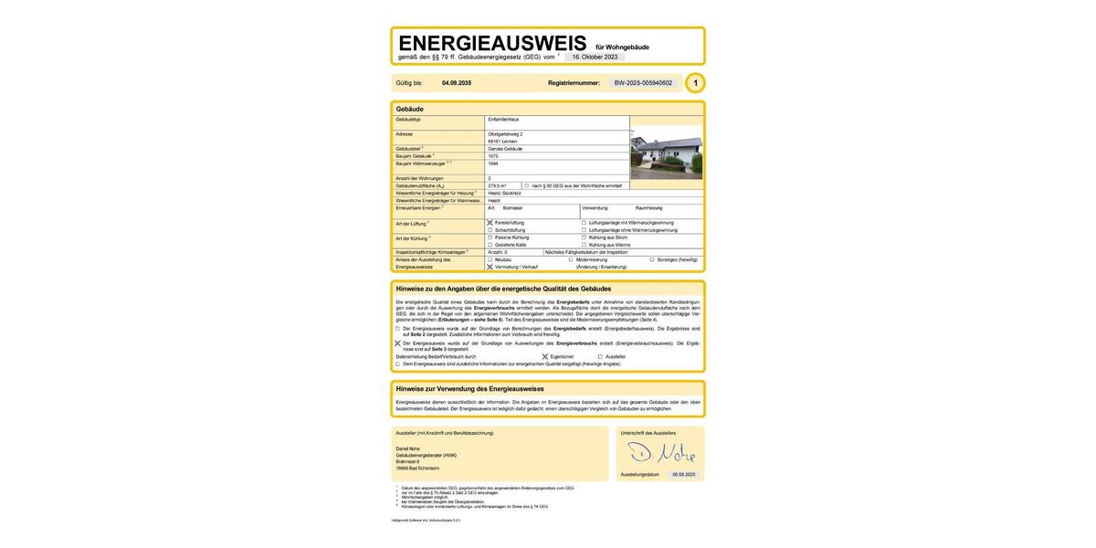 Einfamilienhaus Leimen - 630.000&euro; | Angebot:26143385