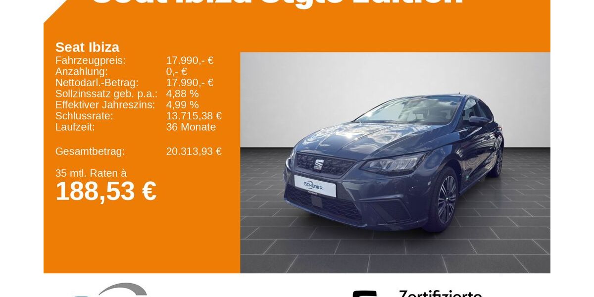 Seat Ibiza 19.119 km 18.400 &euro; Ludwigshafen 67063