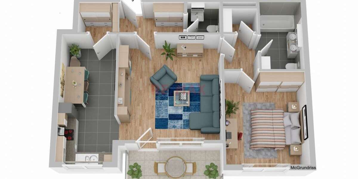 Etagenwohnung Schifferstadt - 2.5 Zimmer, 76 m&sup2;, 175.000&euro; | Angebot:25942652