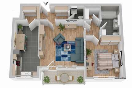 Wohnung Schifferstadt - 2.5 Zimmer, 76 m&sup2;, 175.000&euro; | Angebot:25942652