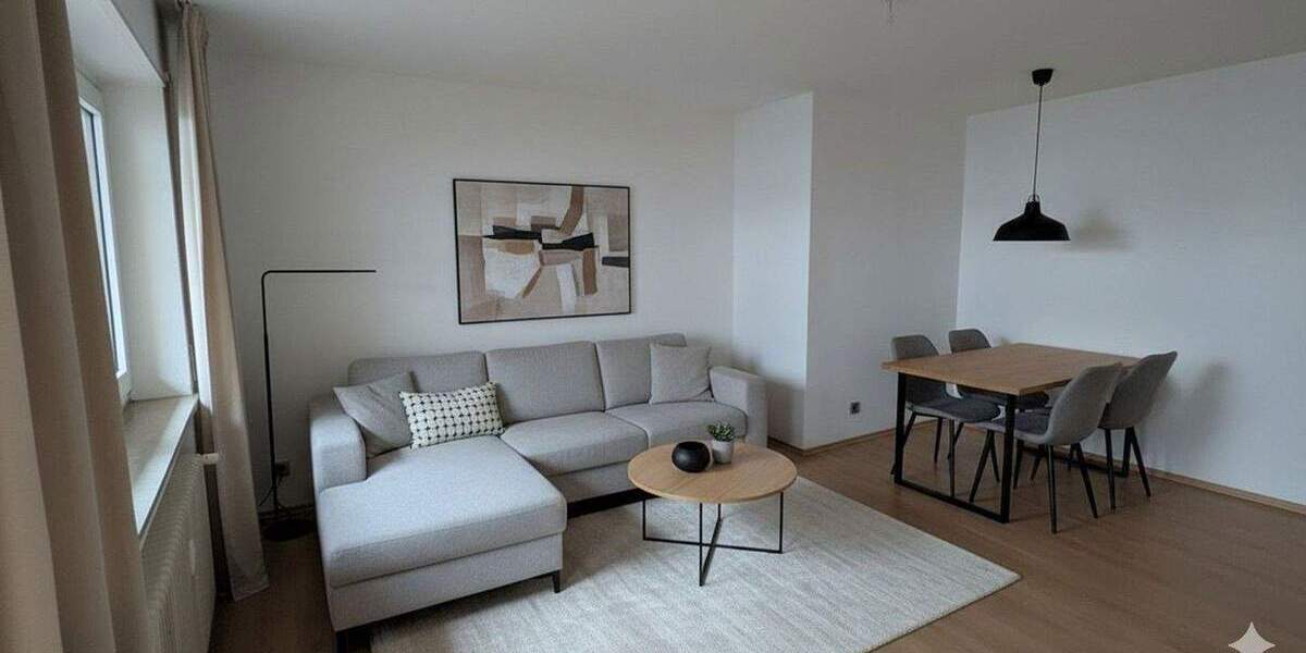 Helle 2-Zimmer Wohnung mit Balkon im 1. OG - Perfekt für Pendler und Studierende 2 zimmer