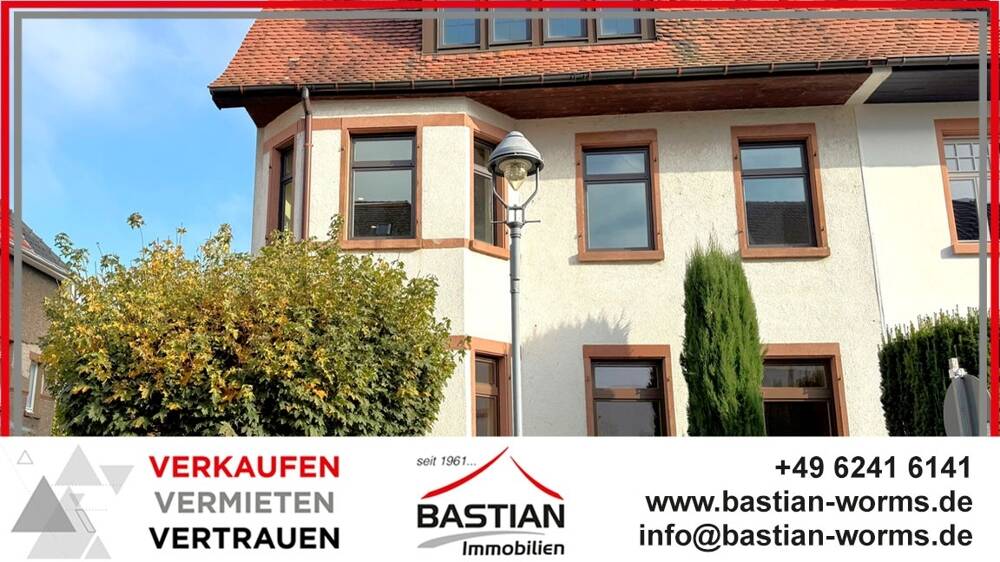 Doppelhaushälfte Worms Innenstadt - 7 Zimmer, 189 m&sup2;, 495.000&euro; | Angebot:25684731
