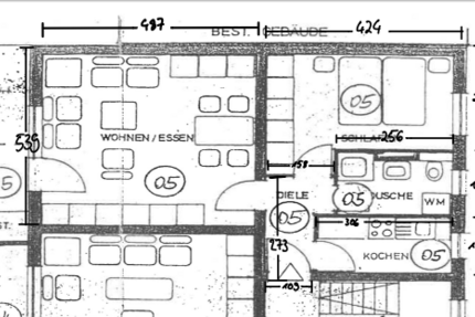 Wohnung Lampertheim - 2 Zimmer, 56 m&sup2;, 625&euro; | Angebot:27644266
