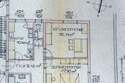 Wohnung Edingen-Neckarhausen Neckarhausen - 2 Zimmer, 61 m&sup2;, 135.000&euro; | Angebot:25166593