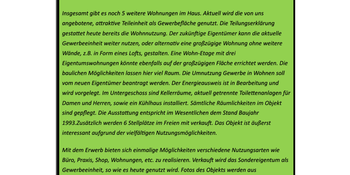 Gewerbeobjekt Maxdorf - 6 Zimmer, 270 m&sup2;, 348.800&euro; | Angebot:25814131