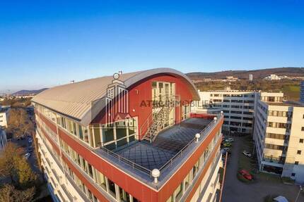 ATIK: Penthouse mit Dachterrasse in zentraler Lage mit exzellenter Verkehrsanbindung- provisionsfrei - Gewerbeobjekt Heidelberg / Rohrbach Rohrbach | Angebot:26267227