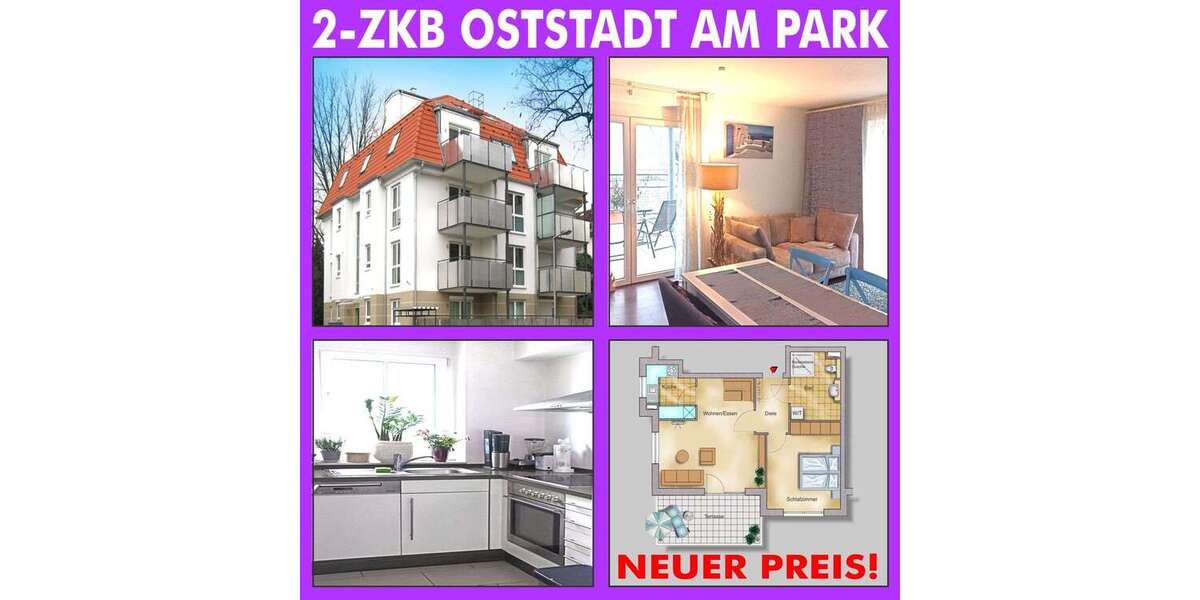 Etagenwohnung Mannheim Fahrlach - 2 Zimmer, 62 m&sup2;, 364.000&euro; | Angebot:27087119