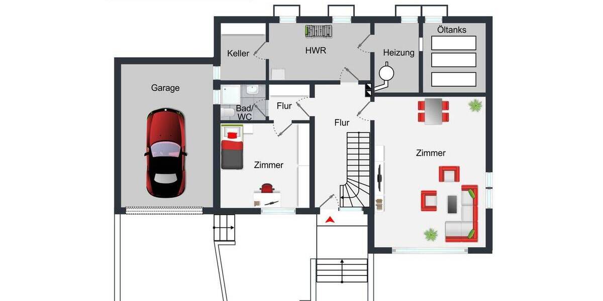 Einfamilienhaus Neckargemünd - 5 Zimmer, 173 m&sup2;, 545.000&euro; | Angebot:26244427