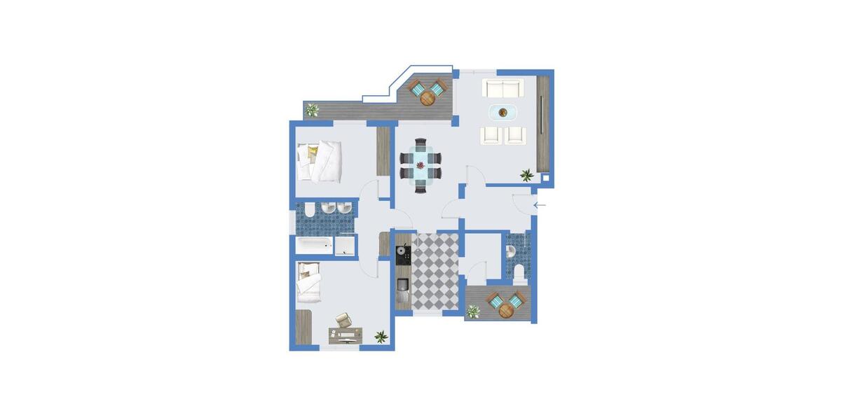 Etagenwohnung Ludwigshafen am Rhein Ludwigshafen-Oggersheim - 3 Zimmer, 80 m&sup2;, 699&euro; | Angebot:23630198