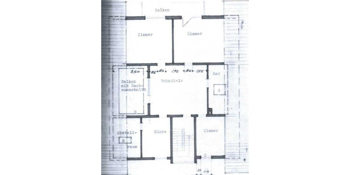 Dachgeschoßwohnung Biblis - 4.5 Zimmer, 116 m&sup2;, 1.000&euro; | Angebot:24832071